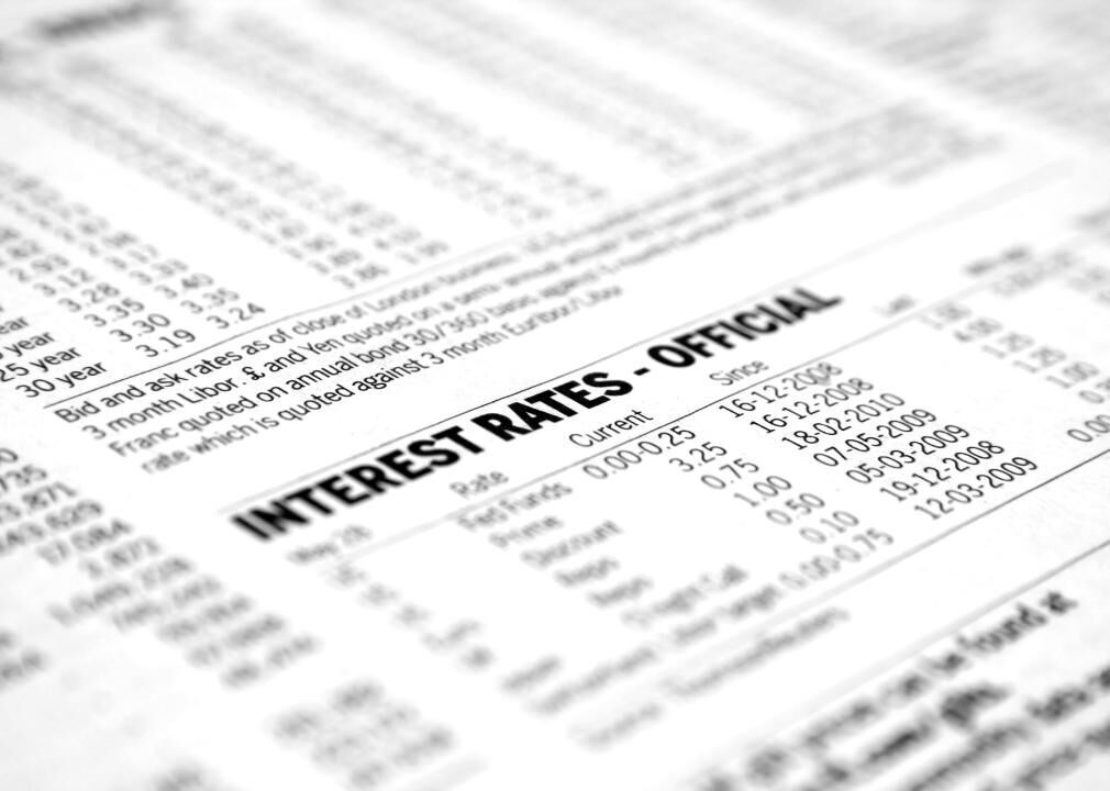 Higher interest rates